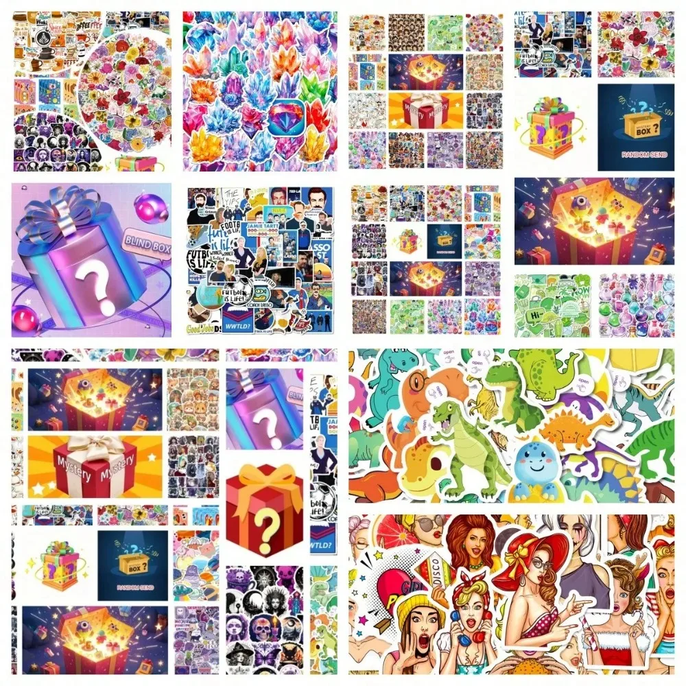 50pc Mysterious Surprise Sticker Gift Box Blind Box Blind Selection, Suitable For Birthday And Festival Gifts, Adding Surprises To Life
50pc Mysterious Surprise Sticker Gift Box Blind Box Blind Selection, Suitable For Birthday And Festival Gifts, Adding Surprises To Life
