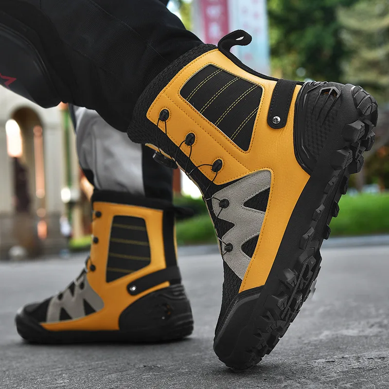 Motorcycle Highway Riding Boots Anti Slip Wear-resistant Riding Shoes Women Moto Protective Boots Rotating Buckle Bicycle Shoes
Motorcycle Highway Riding Boots Anti Slip Wear-resistant Riding Shoes Women Moto Protective Boots Rotating Buckle Bicycle Shoes