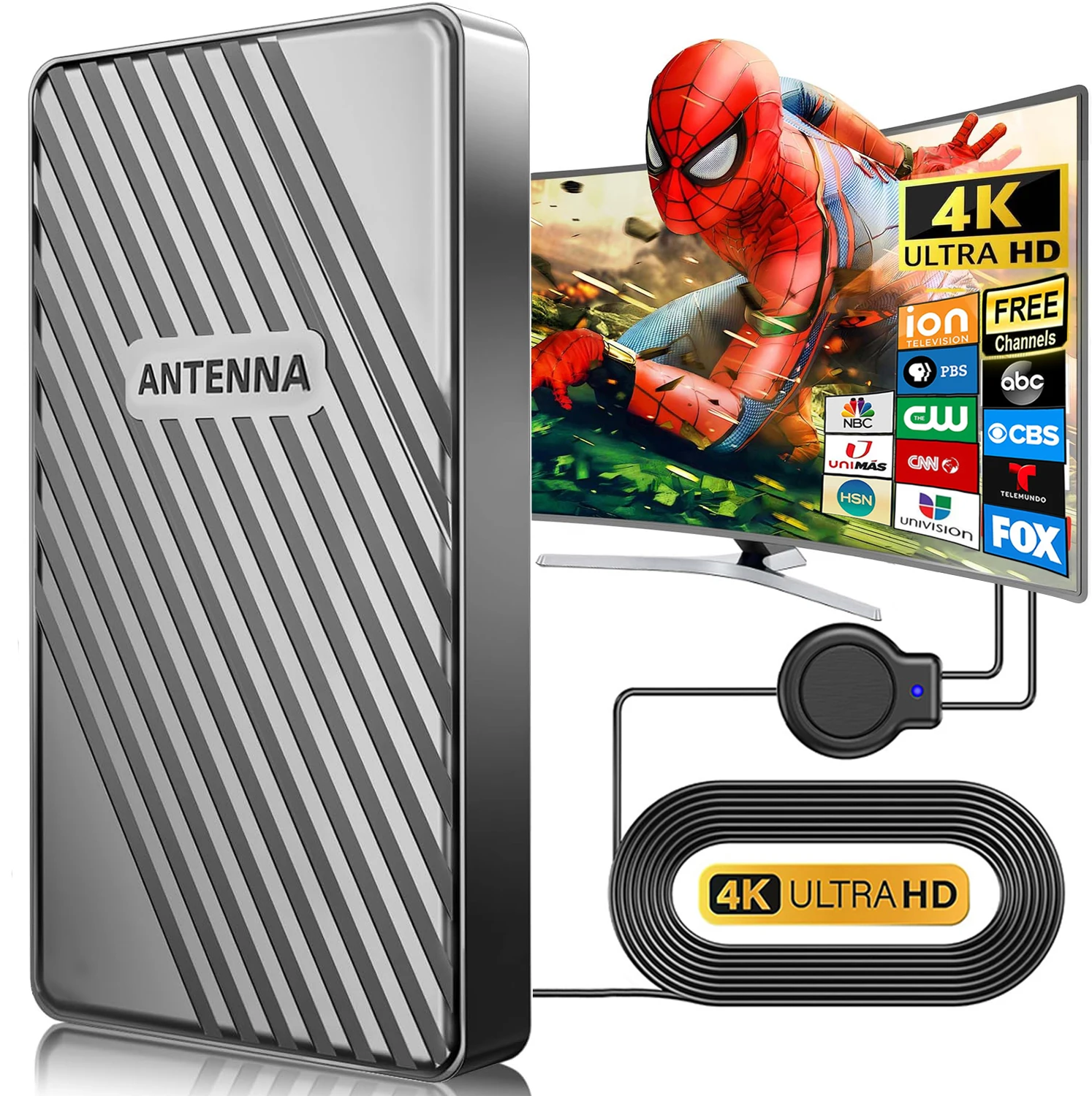 2026 TV Antenna for Smart TV and Old TVs 360° Signal Reception waterproof Outdoor TV Antenna with Amplifier Digital HD Antenna
2026 TV Antenna for Smart TV and Old TVs 360° Signal Reception waterproof Outdoor TV Antenna with Amplifier Digital HD Antenna