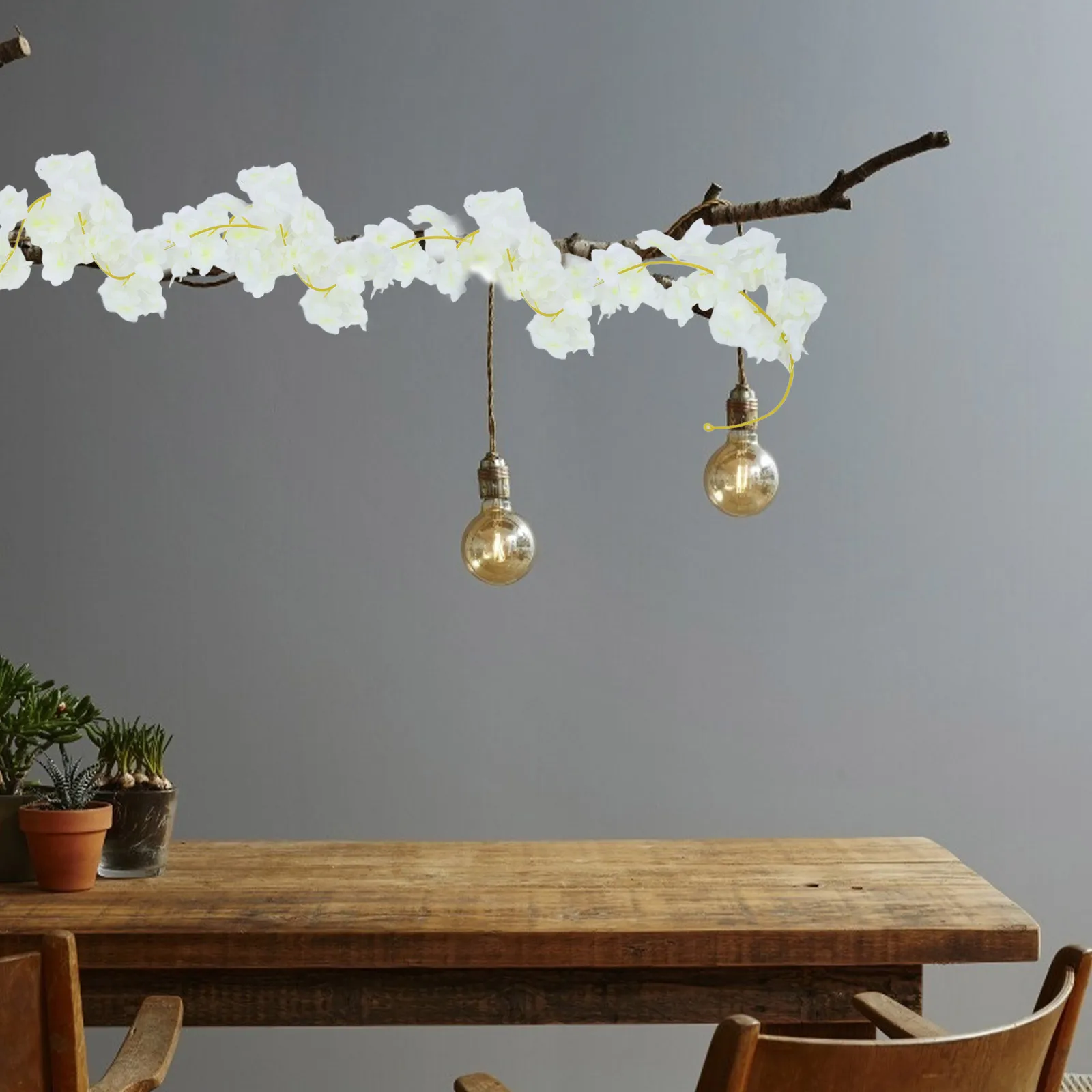 2Pcs Artificial Cherry Blossom Garland Faux Flower Vines Wedding Party Home Decor Romantic Hanging Simulation Floral Strip
2Pcs Artificial Cherry Blossom Garland Faux Flower Vines Wedding Party Home Decor Romantic Hanging Simulation Floral Strip