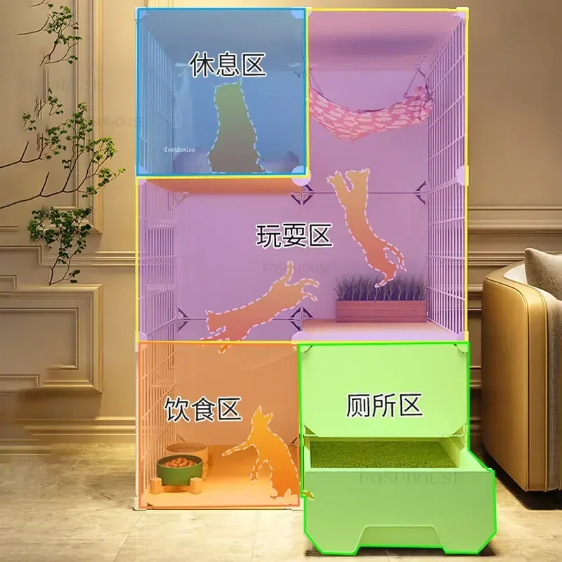 Клетки для кошек, домашний домашний ящик для кошачьего туалета, встроенная вилла для кошек, домашнее животное, супер большое свободное пространство, товары для домашних животных, домашний туалет E
Клетки для кошек, домашний домашний ящик для кошачьего туалета, встроенная вилла для кошек, домашнее животное, супер большое свободное пространство, товары для домашних животных, домашний туалет E