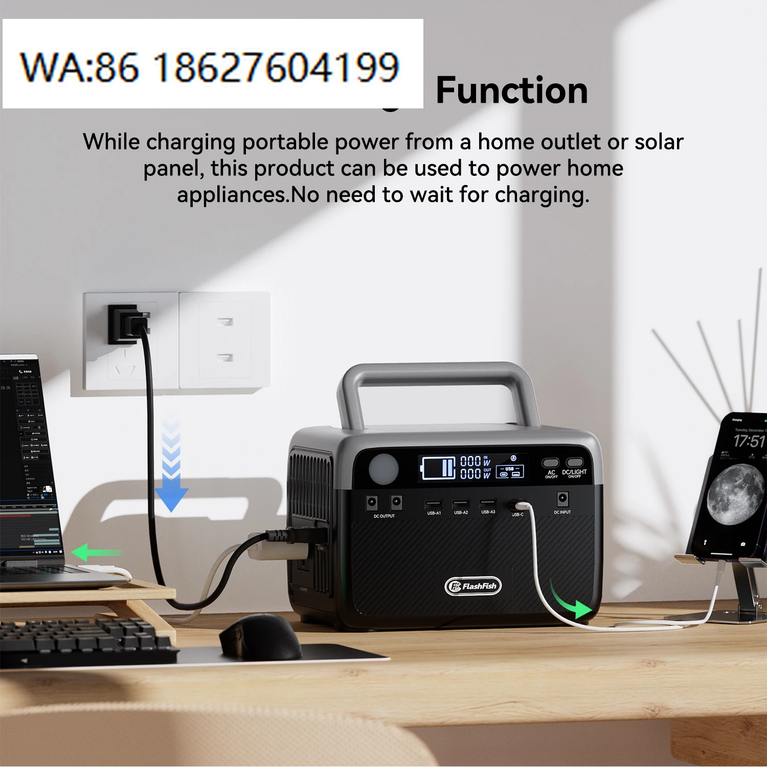 88.8Wh Mini Solar Power Station, 100W Small Lithium Generator, Space Saving Outdoor Household Emergency Supply
88.8Wh Mini Solar Power Station, 100W Small Lithium Generator, Space Saving Outdoor Household Emergency Supply