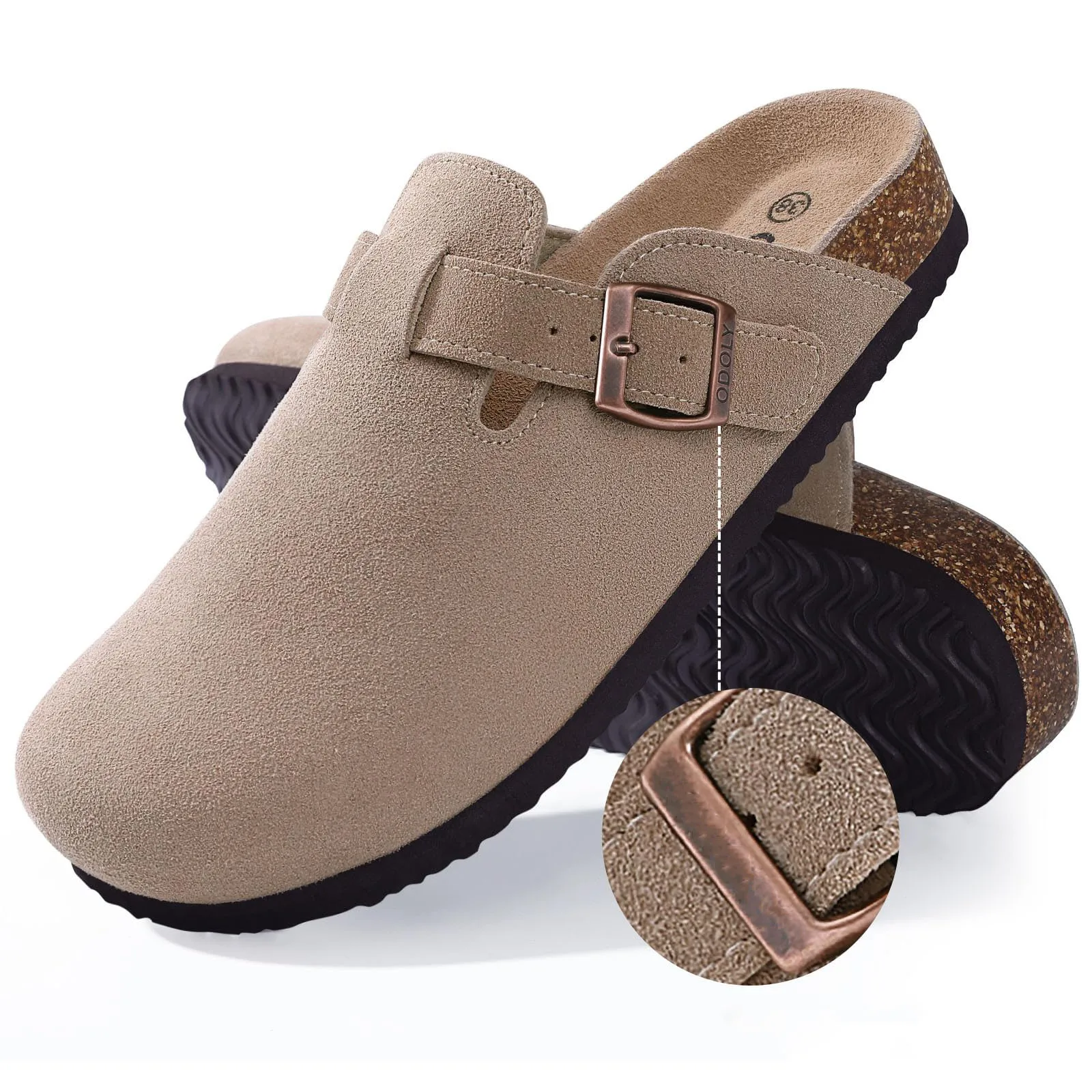 Shevalues Fashion Clogs Slippers Women Suede Clogs-Mules Soft Cork Footbed House Slipper Slip-on Classic Outdoor Fashion Sandals
Shevalues Fashion Clogs Slippers Women Suede Clogs-Mules Soft Cork Footbed House Slipper Slip-on Classic Outdoor Fashion Sandals