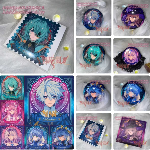 Game Honkai: Star Rail Khaslana Castorice Robin Cyrene Badge Fang Card Laser Ticket Set Birthday Gift Halloween Gift Collection
Game Honkai: Star Rail Khaslana Castorice Robin Cyrene Badge Fang Card Laser Ticket Set Birthday Gift Halloween Gift Collection