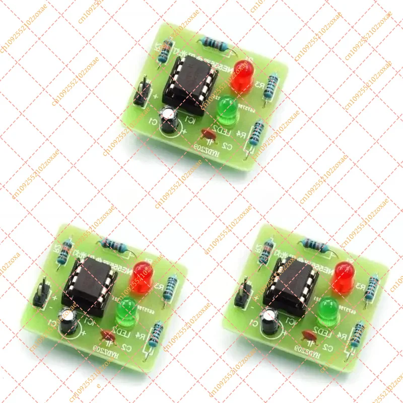 462D Dual Color LED Flashing Light Adjustable Blinking Lamp Educational Practice Electronic Module
462D Dual Color LED Flashing Light Adjustable Blinking Lamp Educational Practice Electronic Module