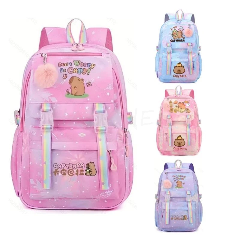 Mochila Capybara школьный рюкзак для подростков с милым мультяшным принтом, детские рюкзаки для мальчиков и девочек, школьные ранцы, детский школьный рюкзак
Mochila Capybara школьный рюкзак для подростков с милым мультяшным принтом, детские рюкзаки для мальчиков и девочек, школьные ранцы, детский школьный рюкзак