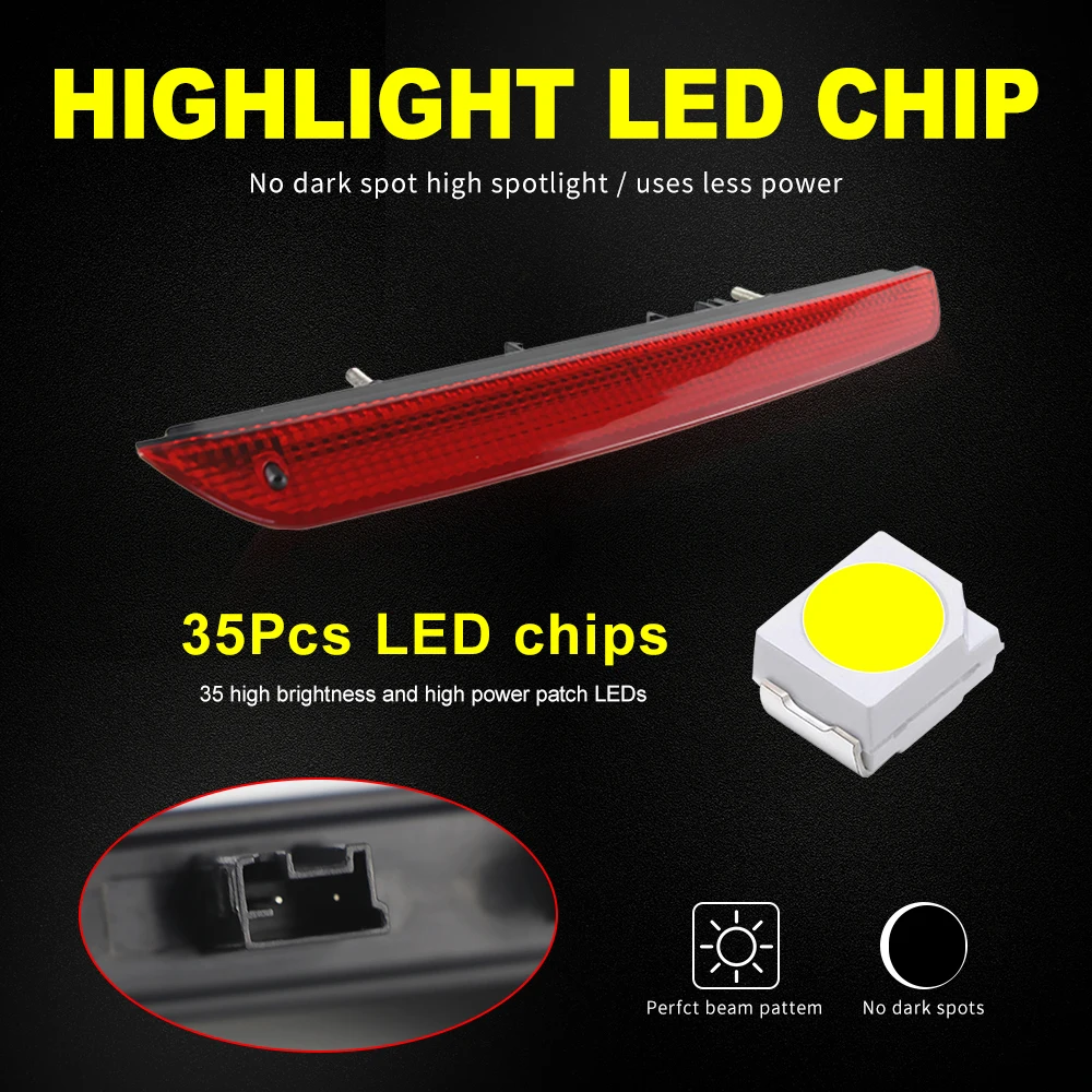 1PC LED High Mount Third Brake Light Canbus For Peugeot 3008 2008- For Opel Grandland X 2017 AIR199 For Citroen C4 Tail Fog Lamp
1PC LED High Mount Third Brake Light Canbus For Peugeot 3008 2008- For Opel Grandland X 2017 AIR199 For Citroen C4 Tail Fog Lamp