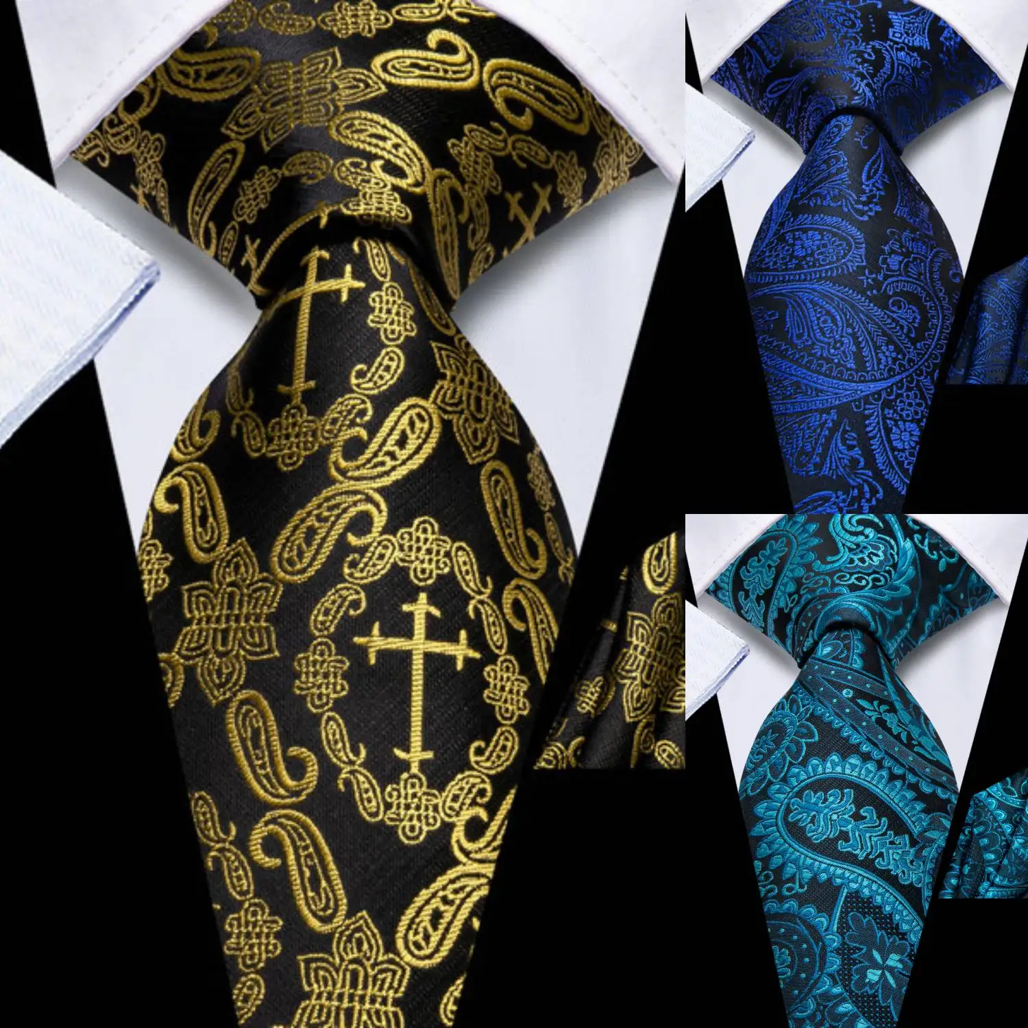 Мужской галстук Hi-Tie с узором пейсли, зеленый свадебный галстук для мужчин, набор запонок для деловой вечеринки, дропшиппинг
Мужской галстук Hi-Tie с узором пейсли, зеленый свадебный галстук для мужчин, набор запонок для деловой вечеринки, дропшиппинг