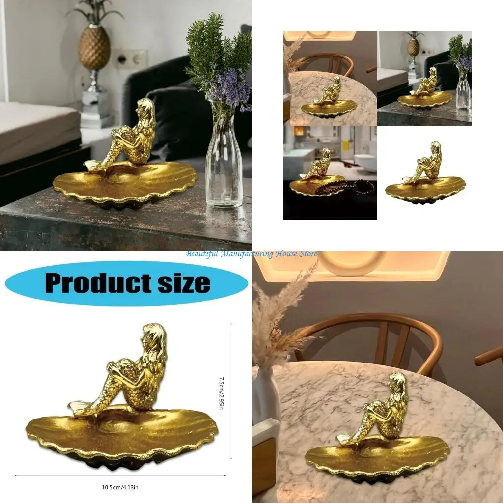 E56A Золотая ракушка из смолы для элегантного домашнего стиля, декоративная ювелирная тарелка
E56A Золотая ракушка из смолы для элегантного домашнего стиля, декоративная ювелирная тарелка