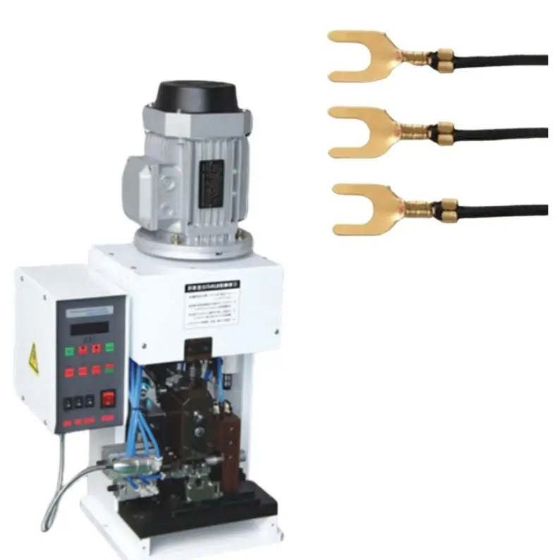 Semi Automatic Electrical Wire Cable Terminal Crimping Machine for Cutting and Stripping Cable Manufacturing Equipment
Semi Automatic Electrical Wire Cable Terminal Crimping Machine for Cutting and Stripping Cable Manufacturing Equipment