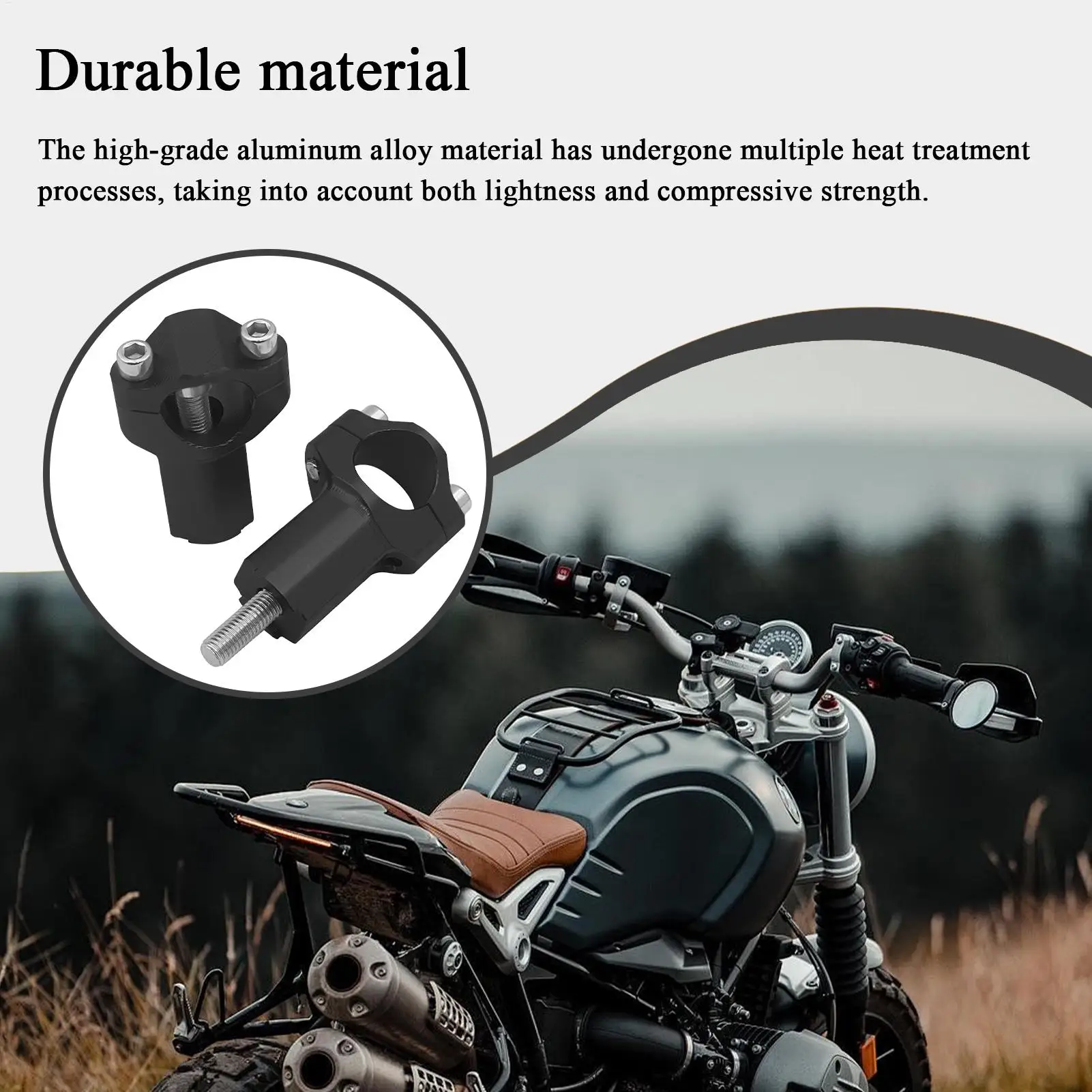 Cycling Handlebar Riser Motorcycle Handlebar Risers Fat Clamp Heavy Duty Accessories Aluminum Alloy Modification Replacement For
Cycling Handlebar Riser Motorcycle Handlebar Risers Fat Clamp Heavy Duty Accessories Aluminum Alloy Modification Replacement For