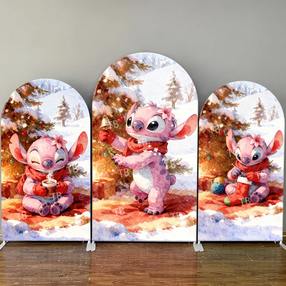 Disney Stitch Christmas Watercolor Arch Backdrop Cover Kawaii Decor Photo Booth Prop for Kids' Holiday Party Background
Disney Stitch Christmas Watercolor Arch Backdrop Cover Kawaii Decor Photo Booth Prop for Kids' Holiday Party Background
