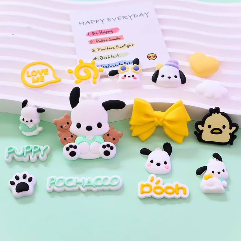 MINISO Sanrio Pochacco, подвески для обуви с героями мультфильмов, мини-щенок, в стиле аниме, аксессуары для рукоделия «сделай сам», сабо и сандалии
MINISO Sanrio Pochacco, подвески для обуви с героями мультфильмов, мини-щенок, в стиле аниме, аксессуары для рукоделия «сделай сам», сабо и сандалии