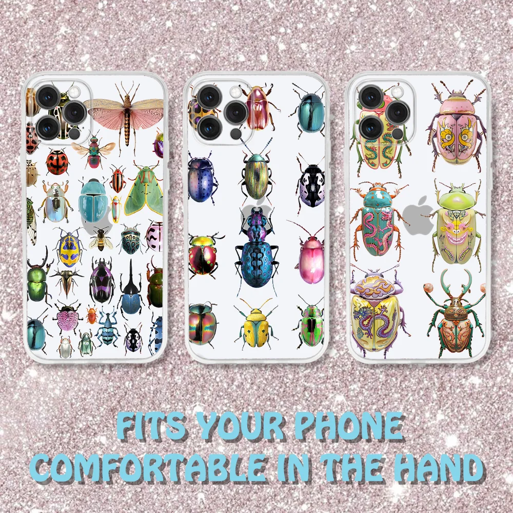Colorful Beautiful Beetle Phone Case For iPhone 16,15,14,13,12,11 Pro,Max,Plus,X,XS,XR,SE,Mini Transparent Silicone Soft
Colorful Beautiful Beetle Phone Case For iPhone 16,15,14,13,12,11 Pro,Max,Plus,X,XS,XR,SE,Mini Transparent Silicone Soft