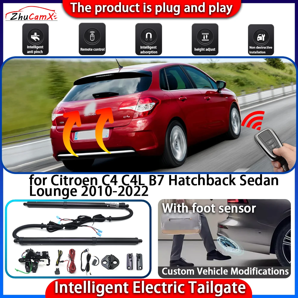 Smart Powered Tailgate System for Citroen C4 C4L B7 Hatchback Sedan Lounge 2010-2022 Automatic Intelligent Trunk Lift Control
Smart Powered Tailgate System for Citroen C4 C4L B7 Hatchback Sedan Lounge 2010-2022 Automatic Intelligent Trunk Lift Control