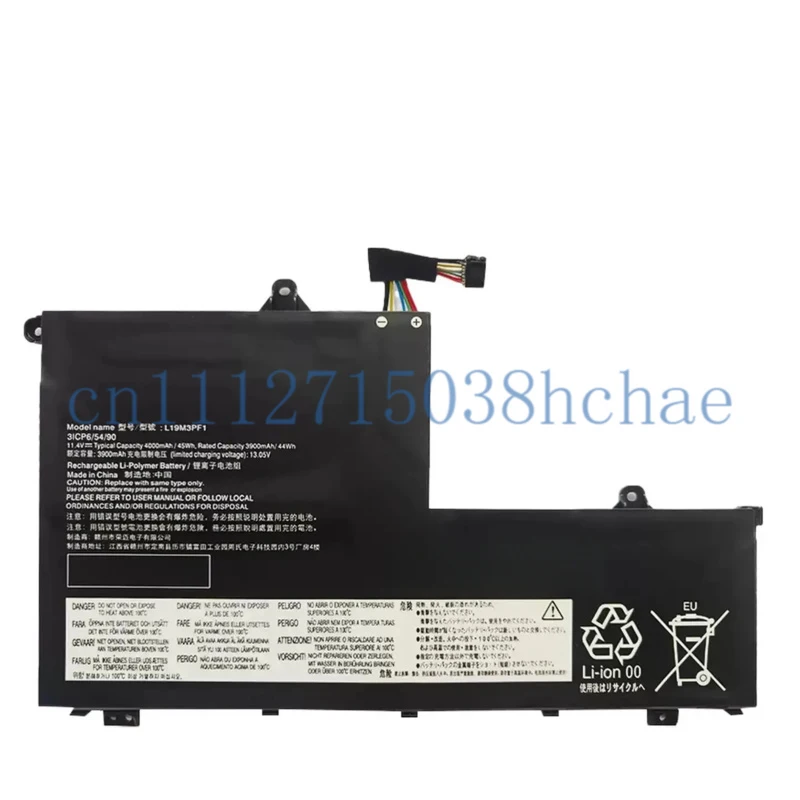 Compatible for Lenovo L19M3PF1 ThinkBook 14/15-IML/IIL L19C3PF9 laptop battery
Compatible for Lenovo L19M3PF1 ThinkBook 14/15-IML/IIL L19C3PF9 laptop battery