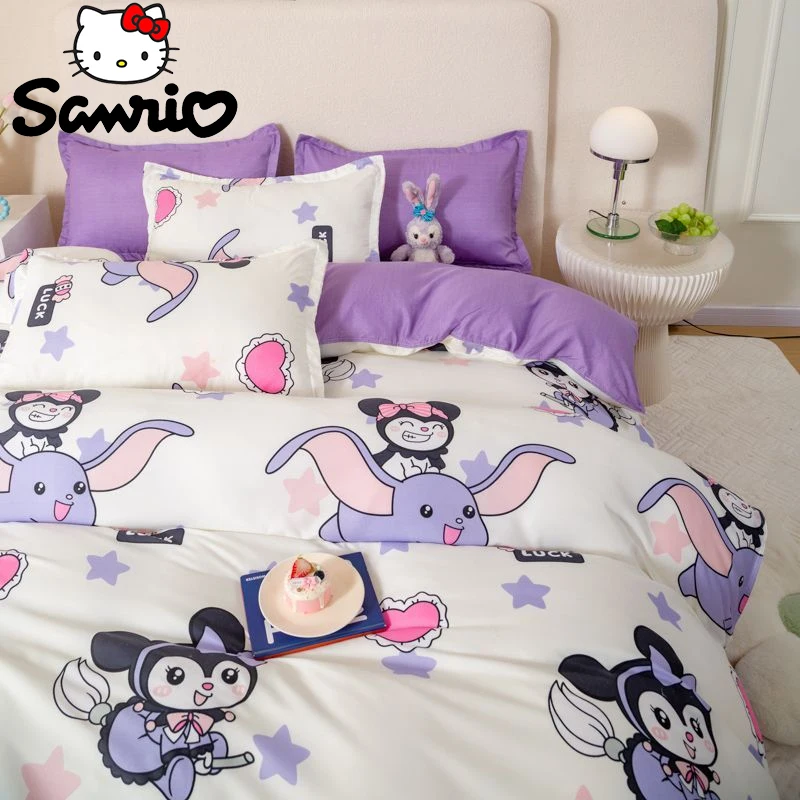 Sanrio Kuromi Duvet Cover Hello Kitty Bedding Products Cartoon Winter Kawaii Cute Girl Women Thickening Warm Quilt Core Cover
Sanrio Kuromi Duvet Cover Hello Kitty Bedding Products Cartoon Winter Kawaii Cute Girl Women Thickening Warm Quilt Core Cover