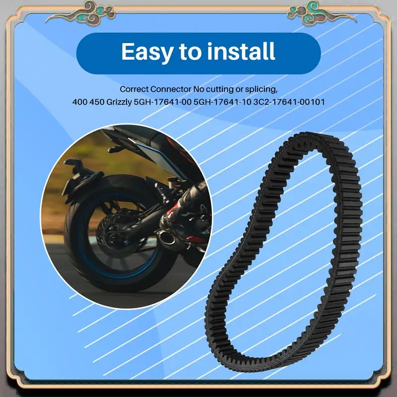 A73Q-Motorcycle Drive Belt Transfer Belt For 400 450 Grizzly 5GH-17641-00 5GH-17641-10 3C2-17641-00 
A73Q-Motorcycle Drive Belt Transfer Belt For 400 450 Grizzly 5GH-17641-00 5GH-17641-10 3C2-17641-00