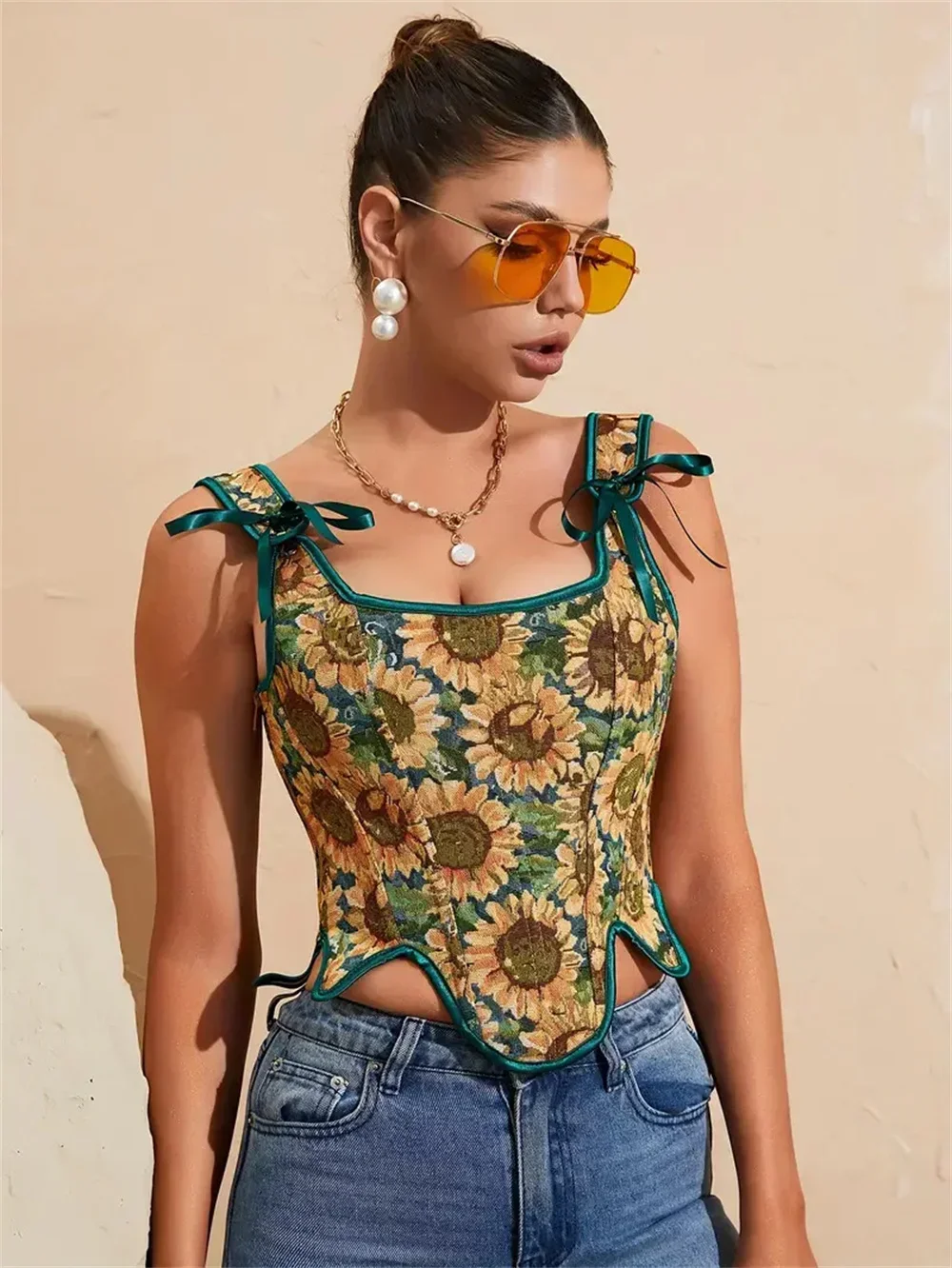 Overbust Corsets Women Sexy Vintage Plastic Bone Push Up Corset Fashion Gothic Print Lace-up Bustier Slimming Waist Outfit
Overbust Corsets Women Sexy Vintage Plastic Bone Push Up Corset Fashion Gothic Print Lace-up Bustier Slimming Waist Outfit