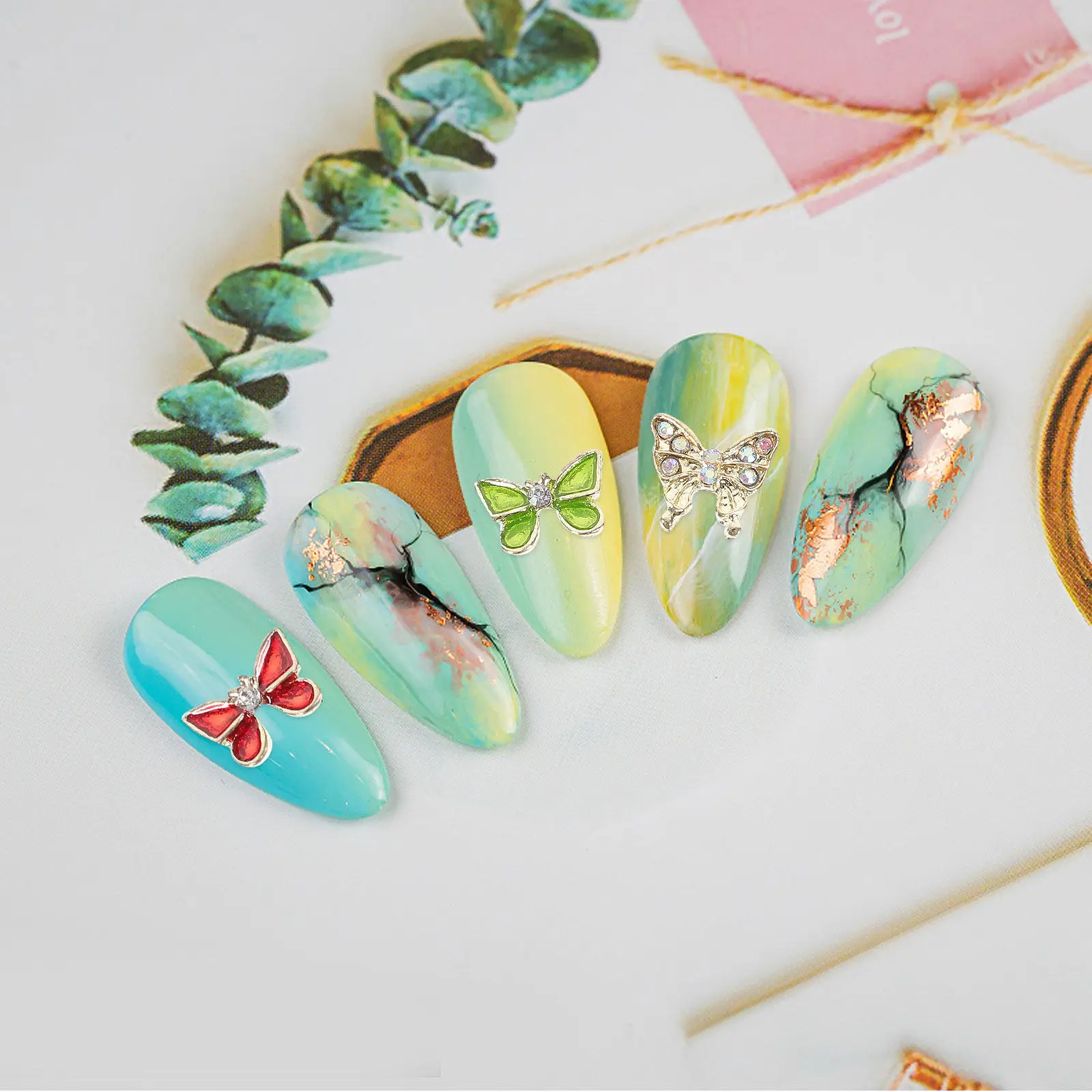 40Pcs Butterfly Nail Charms Small Size Nail Decorations Manicure Art Jewels for DIY Nails Party Christmas Wedding
40Pcs Butterfly Nail Charms Small Size Nail Decorations Manicure Art Jewels for DIY Nails Party Christmas Wedding