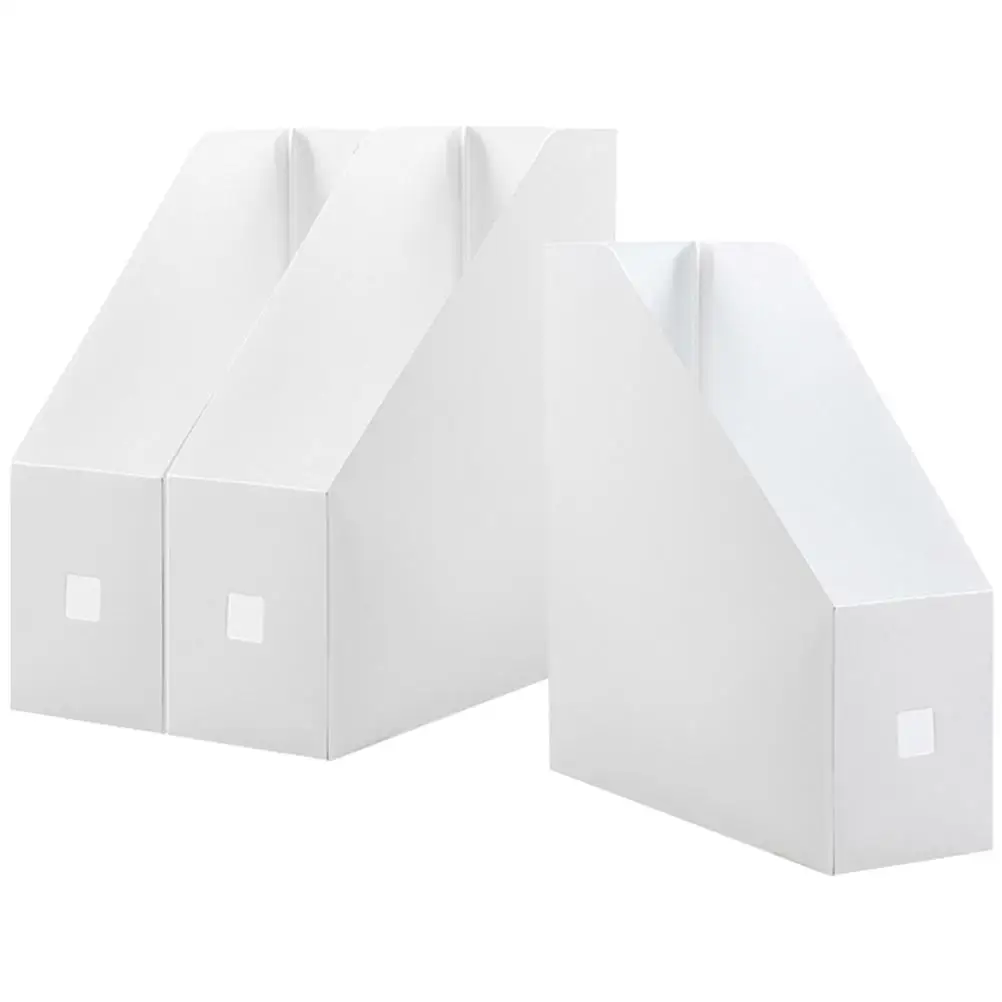 3 Pcs File Rack Storage Box 9x24x27CM Milk White Desktop Document Organizer Magazine Holder Plastic File Container
3 Pcs File Rack Storage Box 9x24x27CM Milk White Desktop Document Organizer Magazine Holder Plastic File Container