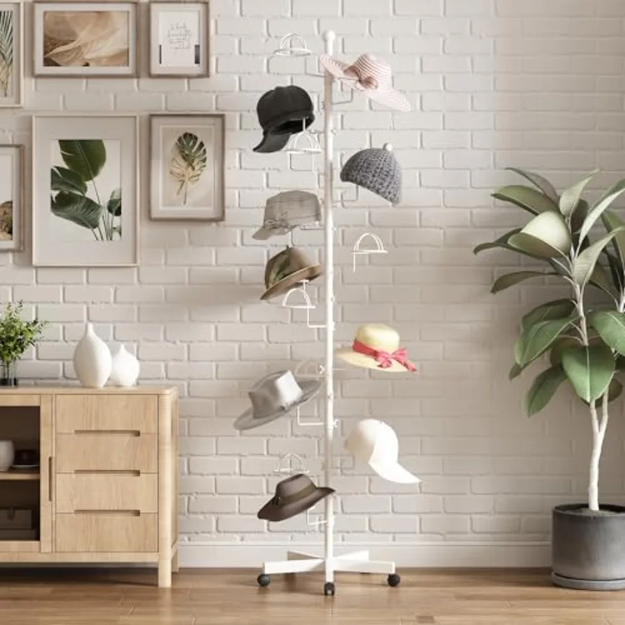 Hat Rack with Circular Floor Hat Stand Freestanding Hats Rack Stand Adjustable Metal Hats Tree Organizer Rack Display Standing
Hat Rack with Circular Floor Hat Stand Freestanding Hats Rack Stand Adjustable Metal Hats Tree Organizer Rack Display Standing
