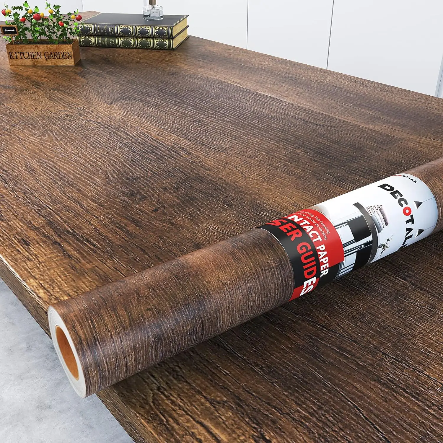12"x200" Wood Grain Contact Paper Peel and Stick Self-Adhesive Vinyl for Cabinets, Removable
12"x200" Wood Grain Contact Paper Peel and Stick Self-Adhesive Vinyl for Cabinets, Removable