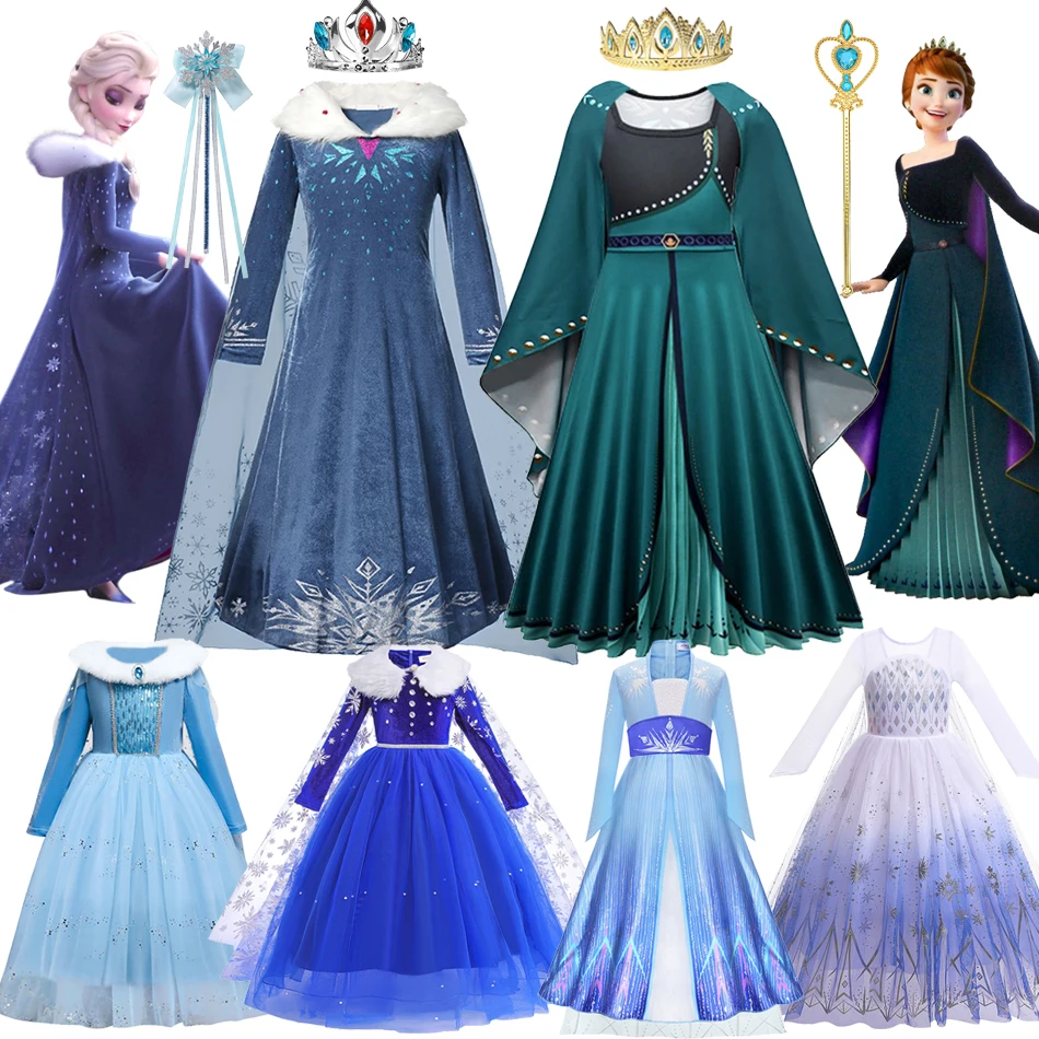 Disney Frozen Costume For Baby Girls Princess Dress Birthday Party Ball Gown Carnival Clothing Kids Cosplay Snow Queen Elsa Anna
Disney Frozen Costume For Baby Girls Princess Dress Birthday Party Ball Gown Carnival Clothing Kids Cosplay Snow Queen Elsa Anna
