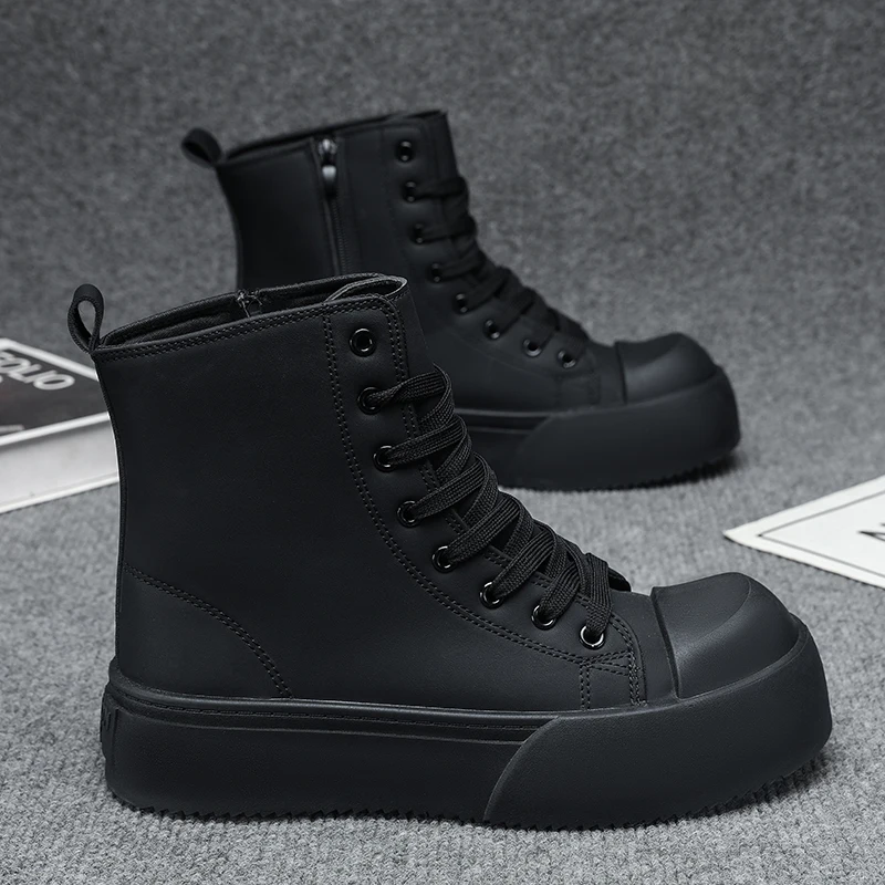 Men's boots four season fashion new high top boots casual boots comfortable thick sole wear-resistant commuting workwear boots
Men's boots four season fashion new high top boots casual boots comfortable thick sole wear-resistant commuting workwear boots