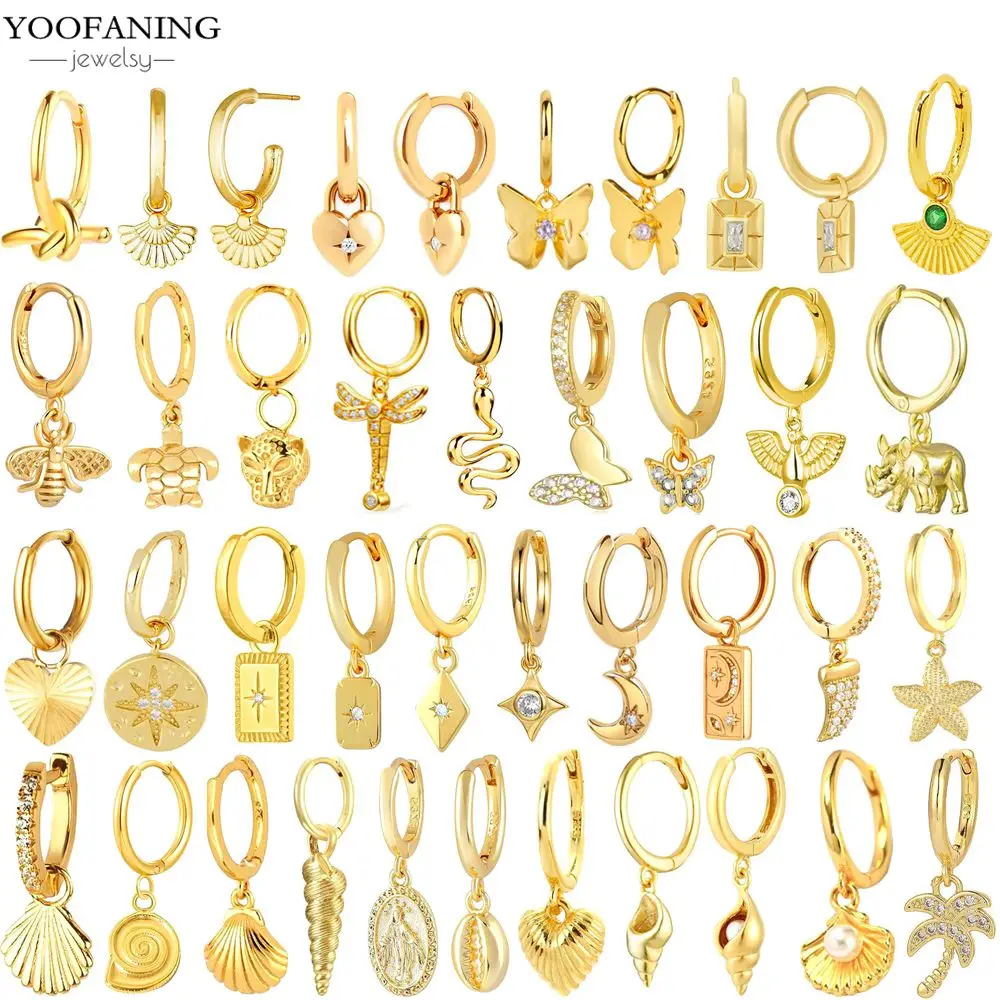 925 Sterling Silver Ear Needle Retro Gold Silver Hoop Earrings Shell/conch/starfish Pendants Women Earring Jewelry Wedding Gift
925 Sterling Silver Ear Needle Retro Gold Silver Hoop Earrings Shell/conch/starfish Pendants Women Earring Jewelry Wedding Gift