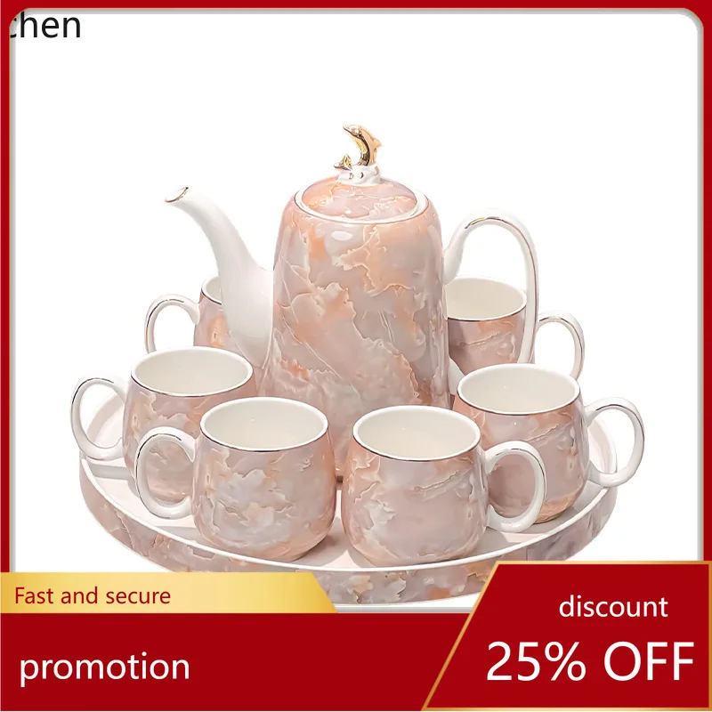 Cz tea set - premium ceramic teapot, cups, and saucers - perfect for home, living room, guest entertainment, or wedding gifts
Cz tea set - premium ceramic teapot, cups, and saucers - perfect for home, living room, guest entertainment, or wedding gifts