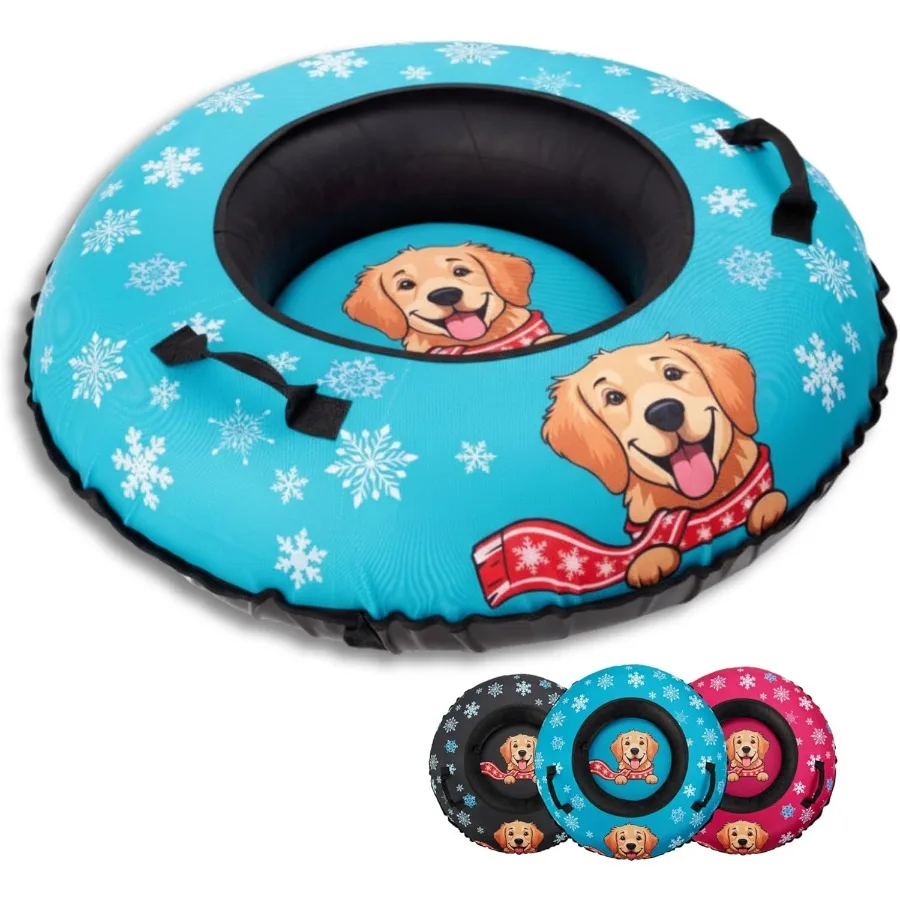 Snow Tube for Adults and Heavy Duty Inflatable Snow Tube with Super Slick Base Freeze-Proof 1000D Base Durable Snow Sled for Sn
Snow Tube for Adults and Heavy Duty Inflatable Snow Tube with Super Slick Base Freeze-Proof 1000D Base Durable Snow Sled for Sn