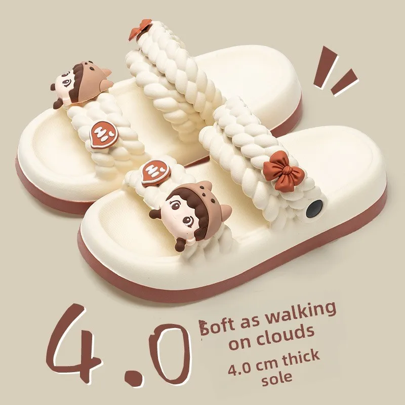 EVA Anti-Slip Cute Cartoon Doll Slippers Women's Summer Outdoor Wear Comfortable Breathable Home Slippers High Friction
EVA Anti-Slip Cute Cartoon Doll Slippers Women's Summer Outdoor Wear Comfortable Breathable Home Slippers High Friction