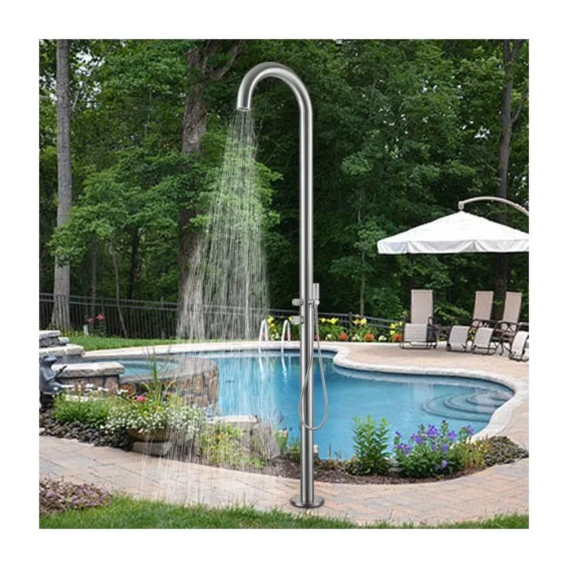 Outdoor Pool Shower 316 Stainless Steel Shower Beach Freestanding Outdoor Shower Column
Outdoor Pool Shower 316 Stainless Steel Shower Beach Freestanding Outdoor Shower Column