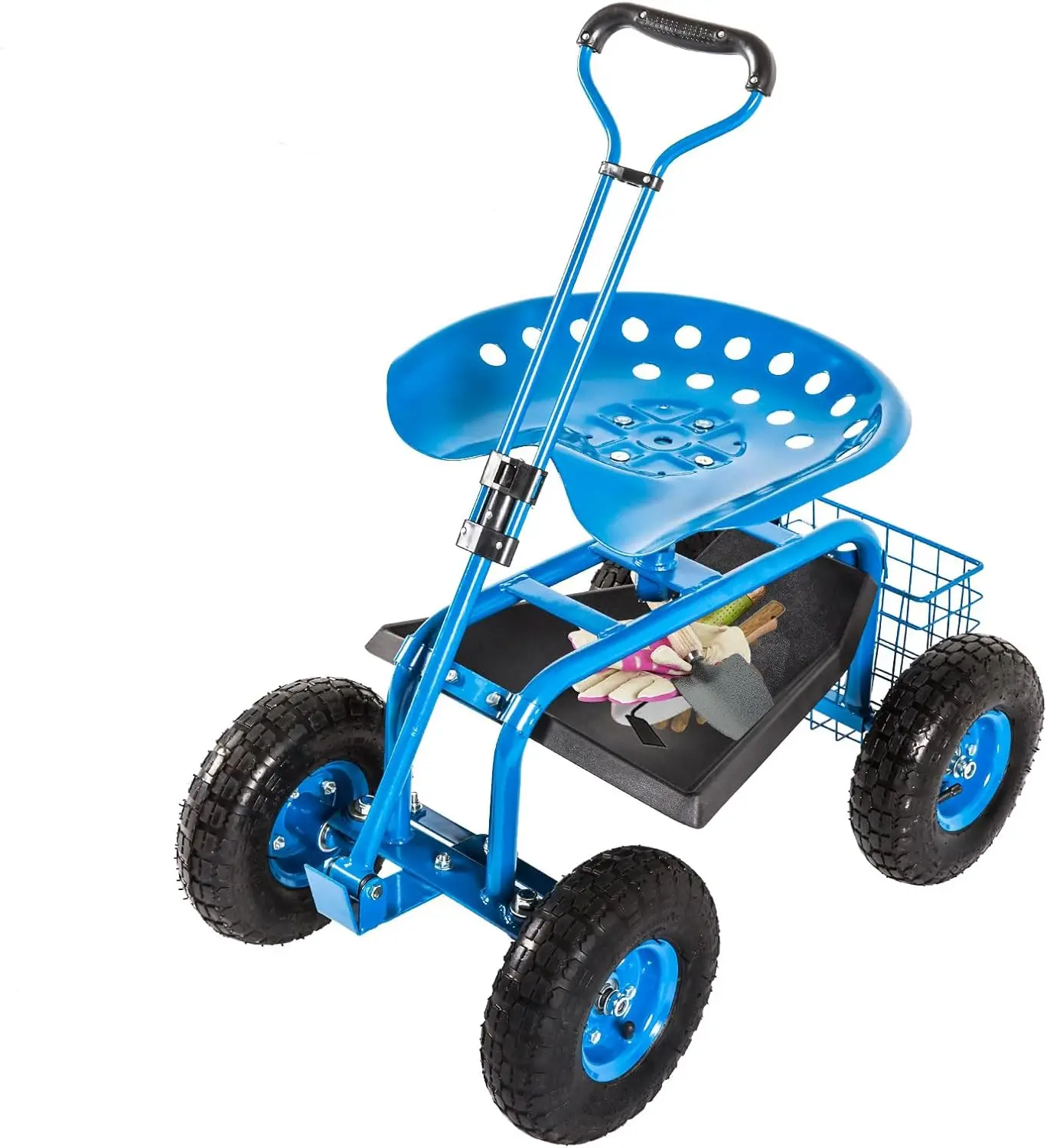 Garden Cart Rolling Work Seat With Tool Tray And Storage Basket On Wheels Heavy Duty Scooter Gardening Planting
Garden Cart Rolling Work Seat With Tool Tray And Storage Basket On Wheels Heavy Duty Scooter Gardening Planting