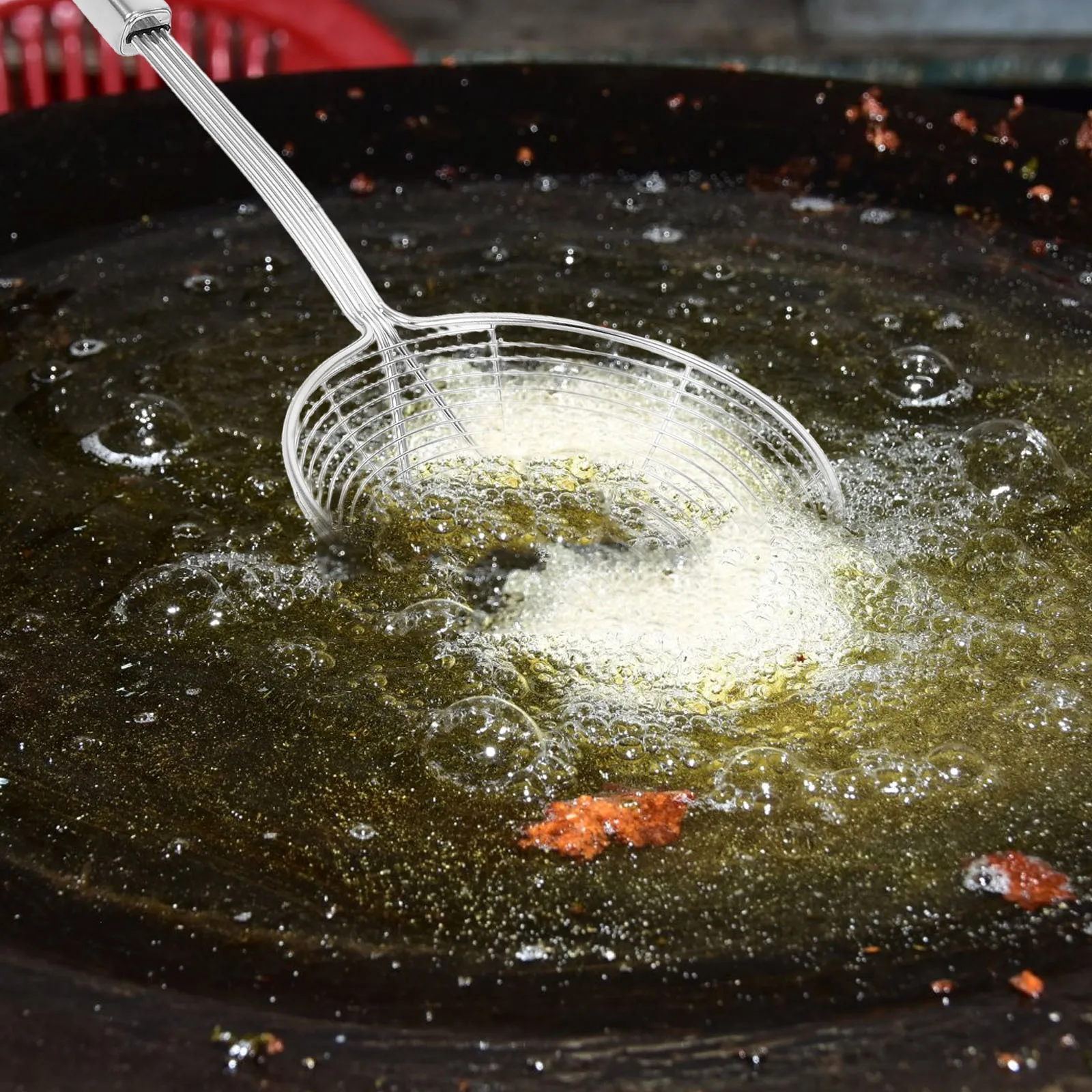 1Pcs Stainless Steel Hotpot Strainer Oil Mesh Frying Colander 14cm Kitchen Tool Noodles French Fries Potato Chips
1Pcs Stainless Steel Hotpot Strainer Oil Mesh Frying Colander 14cm Kitchen Tool Noodles French Fries Potato Chips