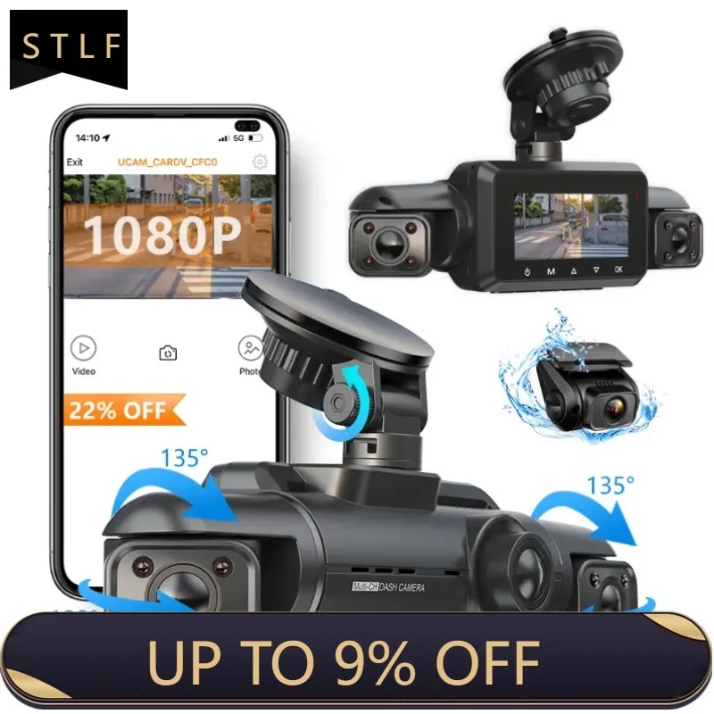 4 Channel 1080P Car DVR Video Recorder GPS Logger WiFi APP 360 Panoramic WDR IR Night Vision Dash Cam
4 Channel 1080P Car DVR Video Recorder GPS Logger WiFi APP 360 Panoramic WDR IR Night Vision Dash Cam