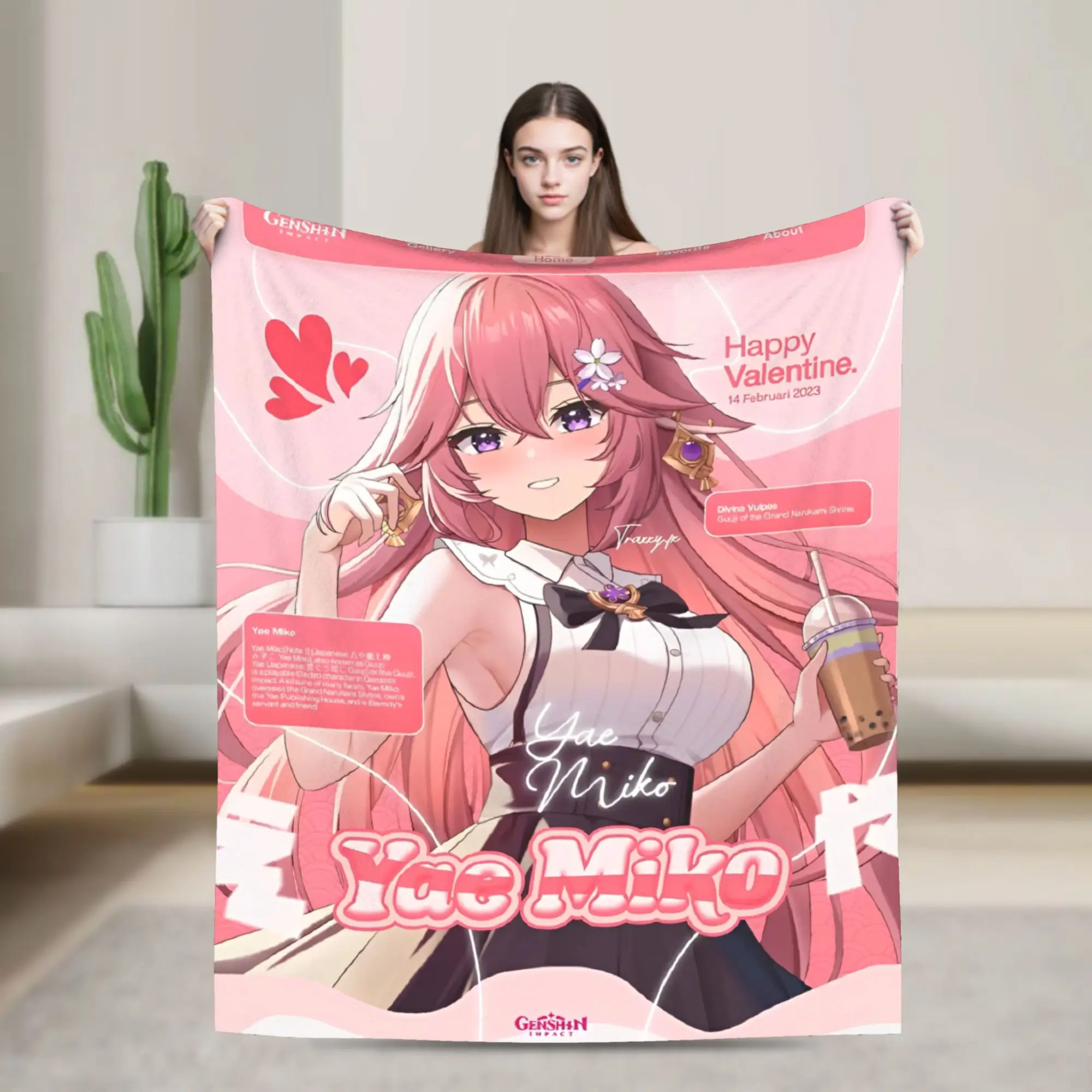 yae miko genshin impact Throw Blanket for Couch Soft Cozy Plush Blanket 50x60 Inches Multiple Sizes Bedspread for All Seasons
yae miko genshin impact Throw Blanket for Couch Soft Cozy Plush Blanket 50x60 Inches Multiple Sizes Bedspread for All Seasons