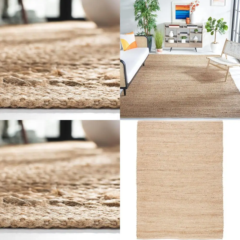 10' x 14' Natural Handmade Braided Jute Rug, Perfect for High Traffic Living and Bedroom Areas
10' x 14' Natural Handmade Braided Jute Rug, Perfect for High Traffic Living and Bedroom Areas