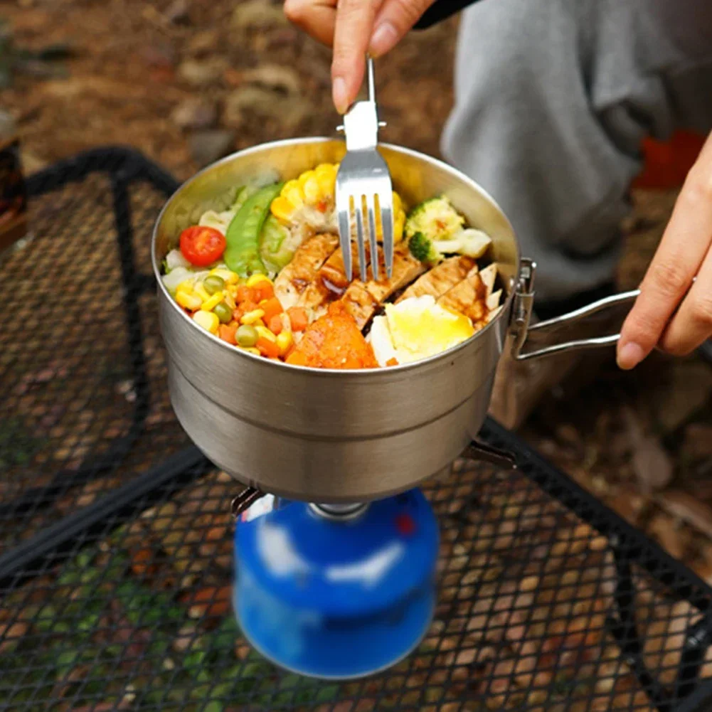 1pc Bento Pot 1.5L Stainless Steel Lunch Case Camping Pot Tableware Parts Folding Handle For Backpacking Hiking Fishing Picnic
1pc Bento Pot 1.5L Stainless Steel Lunch Case Camping Pot Tableware Parts Folding Handle For Backpacking Hiking Fishing Picnic