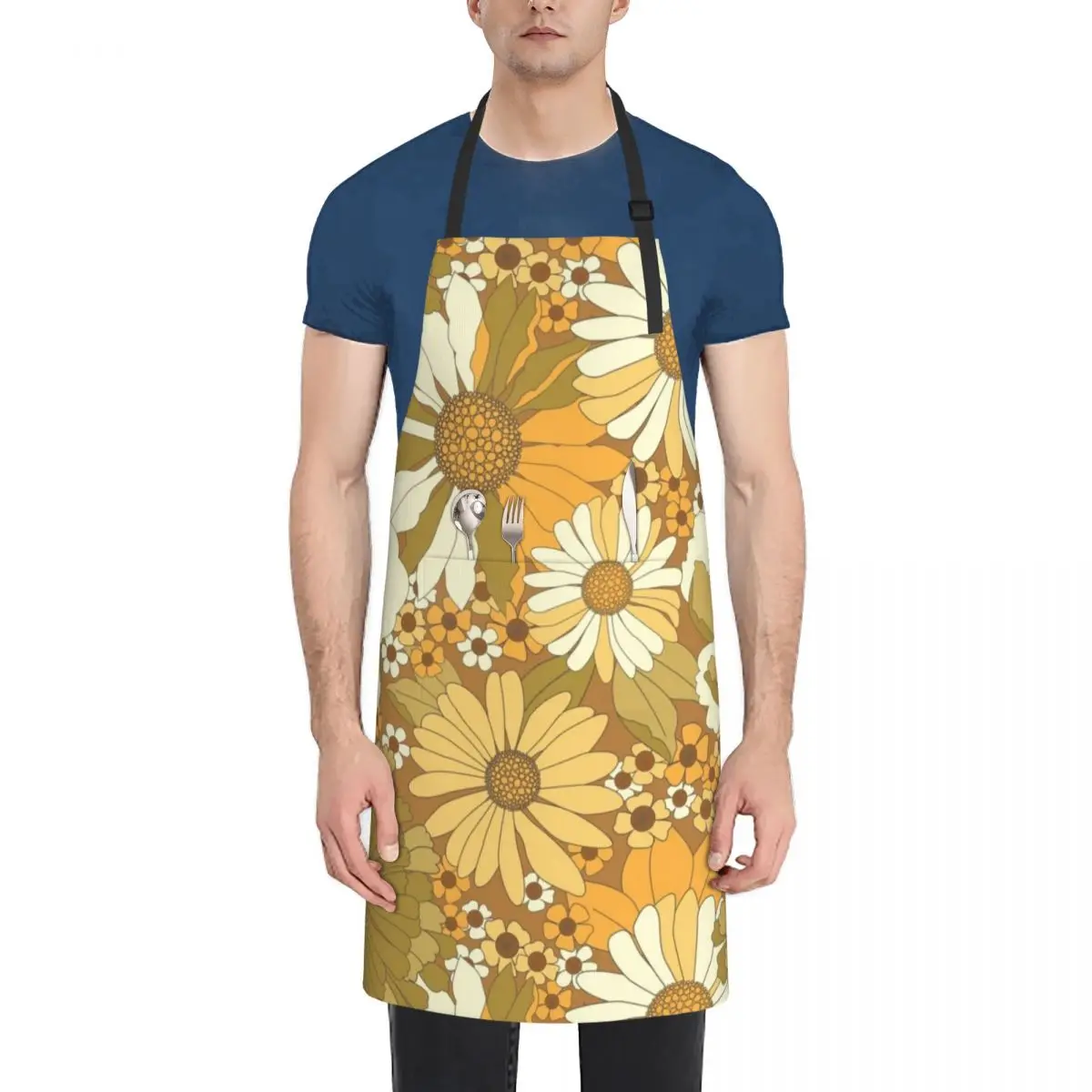 Brown, Orange, Ivory & Green Vintage Flower Pattern Apron barber uniform Restaurant Kitchen Tools Accessories Apron
Brown, Orange, Ivory & Green Vintage Flower Pattern Apron barber uniform Restaurant Kitchen Tools Accessories Apron