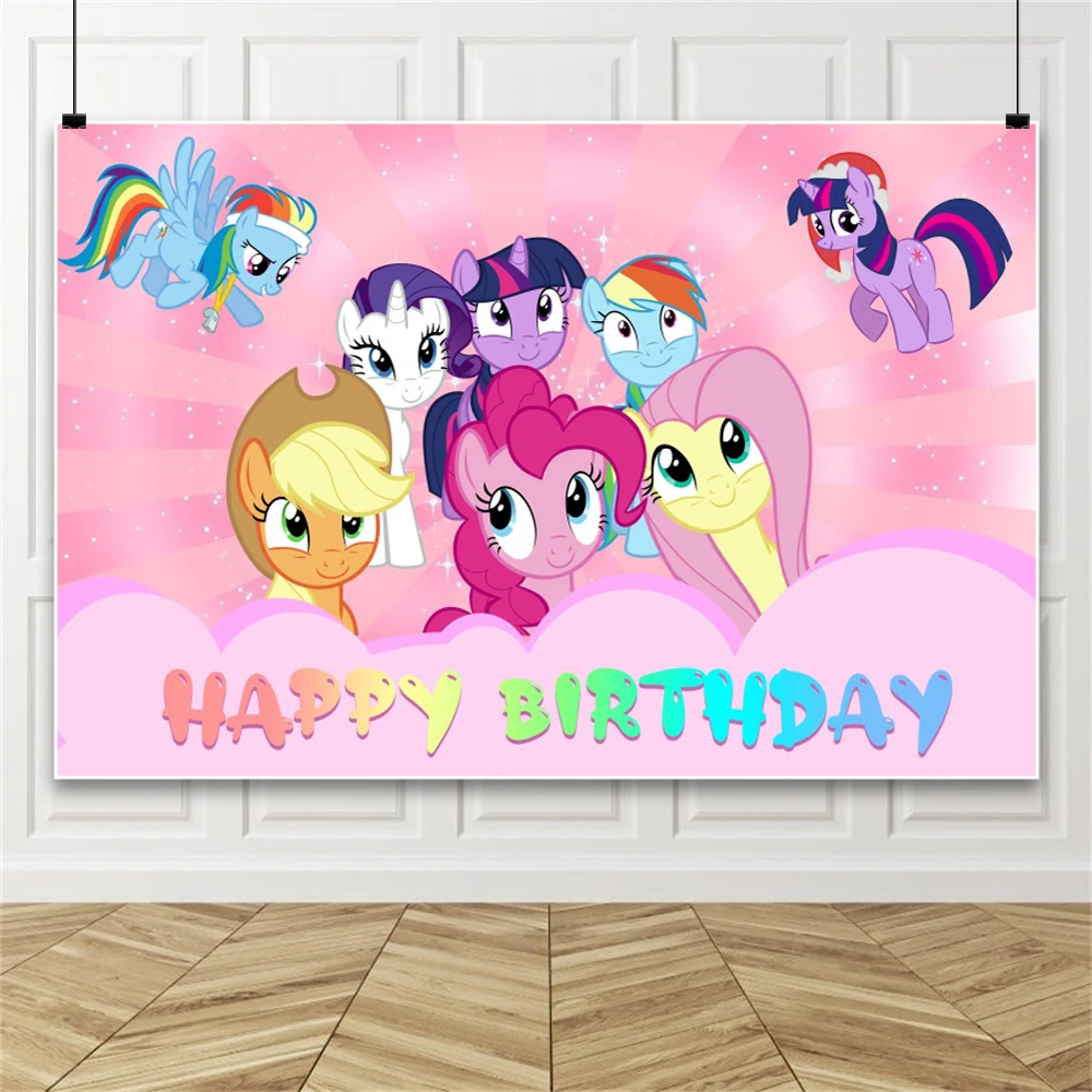 Hasbro My Little Pony Baby Shower Birthday Party Supplies Background Photography Photo Backdrop Stage Props Banner Poster Decor
Hasbro My Little Pony Baby Shower Birthday Party Supplies Background Photography Photo Backdrop Stage Props Banner Poster Decor