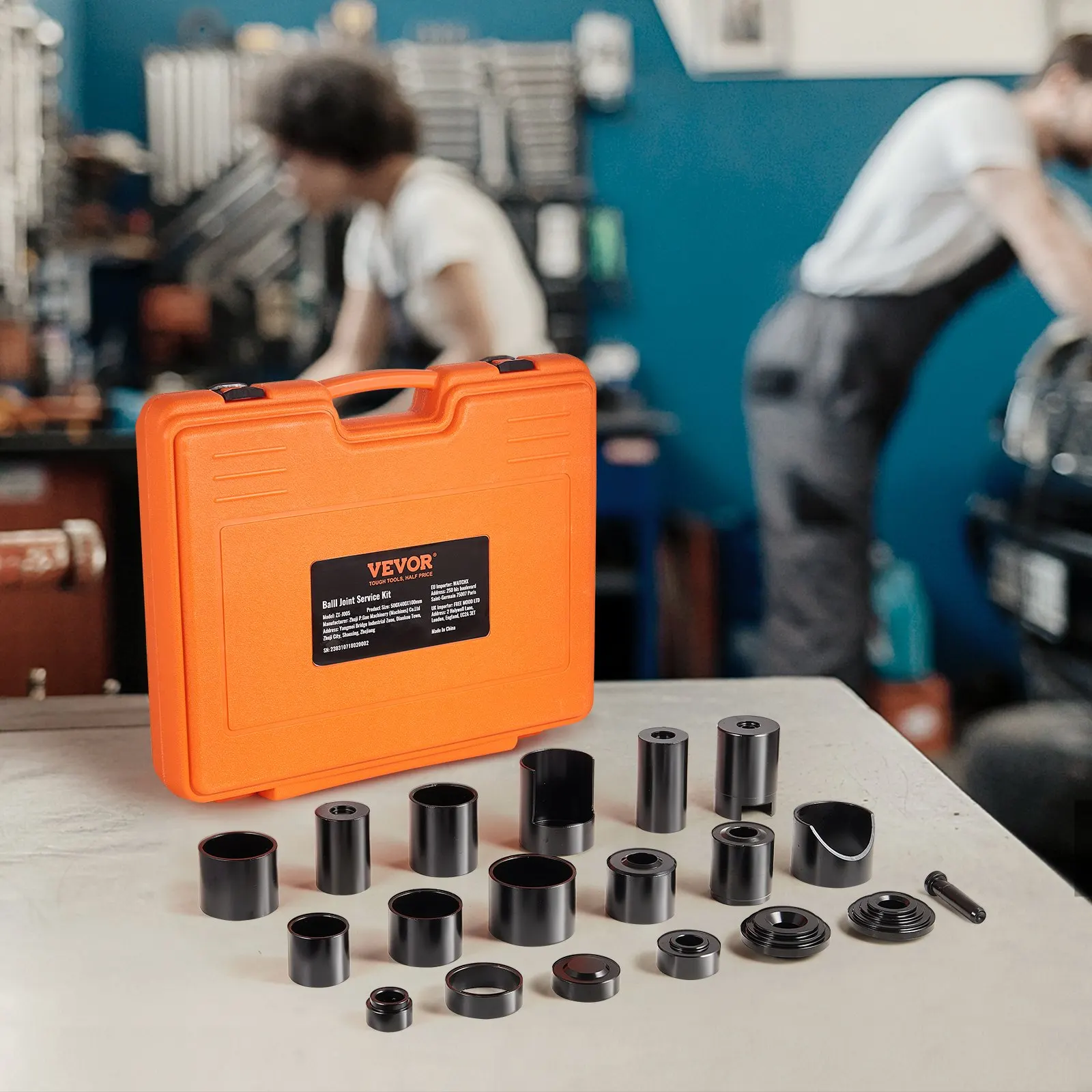 Ball Joint Press Kit C-press Ball Joint Tools 21 Pcs Automotive Repair Kit
Ball Joint Press Kit C-press Ball Joint Tools 21 Pcs Automotive Repair Kit