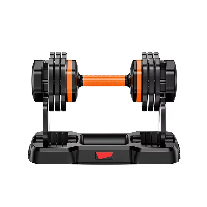 High Quality 55lbs Adjustable Dumbbell Set Indoor Fitness Equipment with Portable Plastic and Rubber Weights In-Stock
High Quality 55lbs Adjustable Dumbbell Set Indoor Fitness Equipment with Portable Plastic and Rubber Weights In-Stock