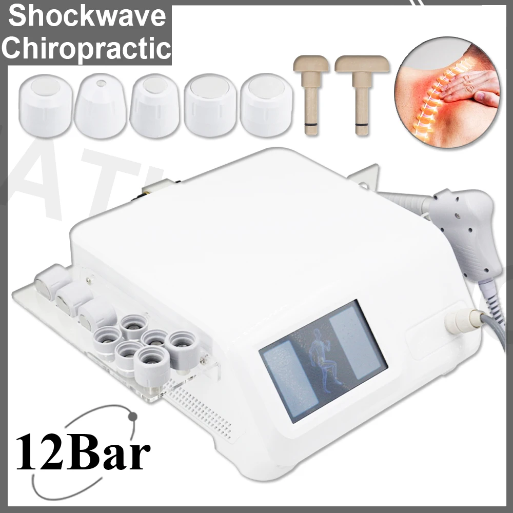 New 2 IN 1 Professional Pneumatic ShockwaveTherapy Machine 12Bar For ED Treatment Pain Relief Waist Massage Relaxation Massager
New 2 IN 1 Professional Pneumatic ShockwaveTherapy Machine 12Bar For ED Treatment Pain Relief Waist Massage Relaxation Massager