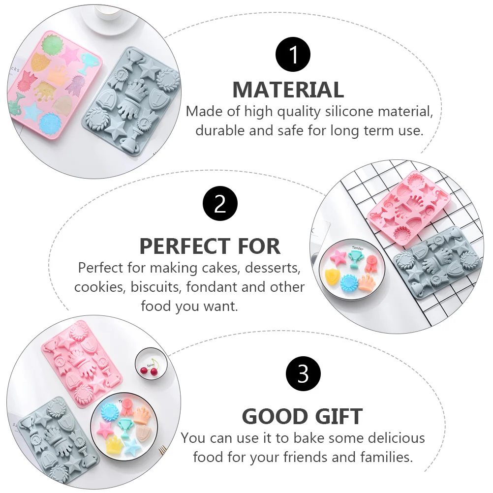2 Pcs Baking Mold Cake Mould Decorating Silicone Candy Moulds Dessert Bakeware Forms Silica Gel Molds Cakes Diy Sugarcraft
2 Pcs Baking Mold Cake Mould Decorating Silicone Candy Moulds Dessert Bakeware Forms Silica Gel Molds Cakes Diy Sugarcraft