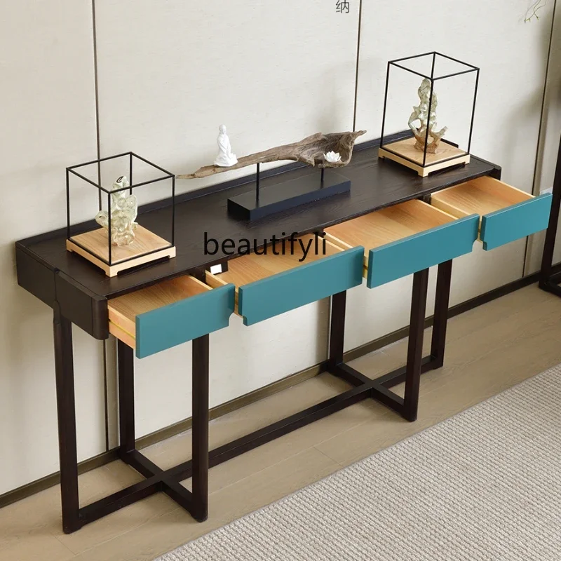 xz1CXHTables Modern Minimalist White Wax Wood Altar a Long Narrow Table Wall Side Table Narrow Long Entry Light Luxury Entrance
xz1CXHTables Modern Minimalist White Wax Wood Altar a Long Narrow Table Wall Side Table Narrow Long Entry Light Luxury Entrance