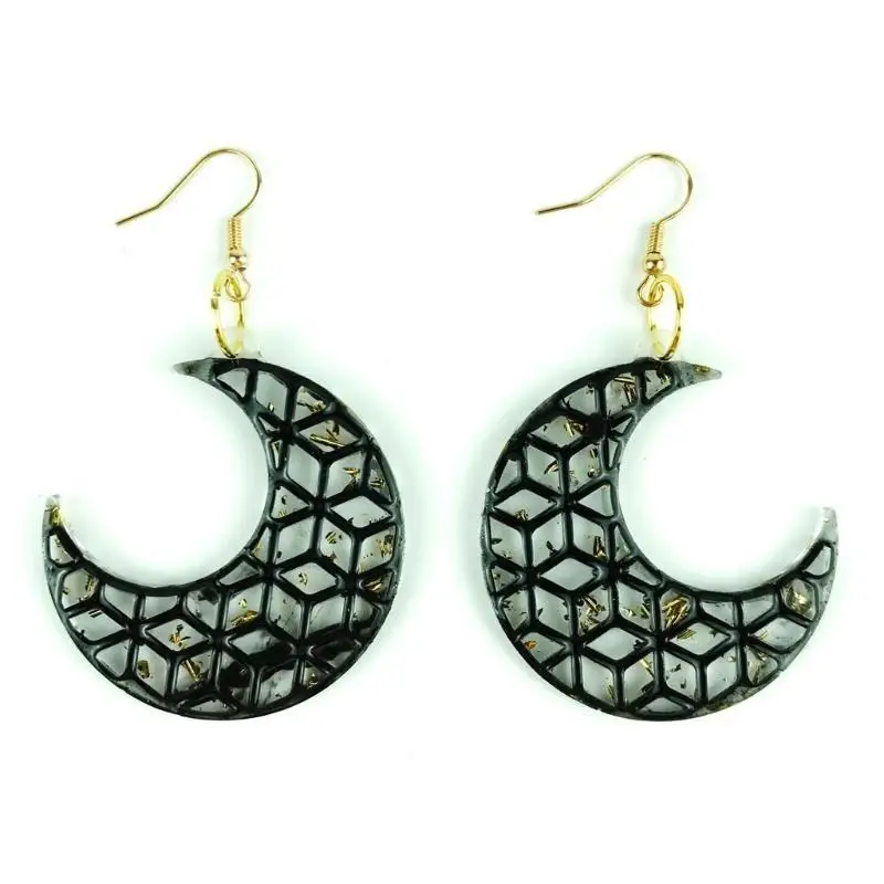 A52E Resin Jewelry Mold,Moon Earring Resin Mold for DIY Crafts Resin Jewelry,Pendant
A52E Resin Jewelry Mold,Moon Earring Resin Mold for DIY Crafts Resin Jewelry,Pendant