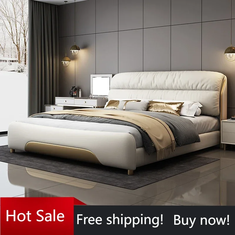 Cheap European Double Bed Style Luxury Storage Modern Twin Double Bed Bedroom Home Sleeping Cama Matrimonio Nordic Furniture
Cheap European Double Bed Style Luxury Storage Modern Twin Double Bed Bedroom Home Sleeping Cama Matrimonio Nordic Furniture