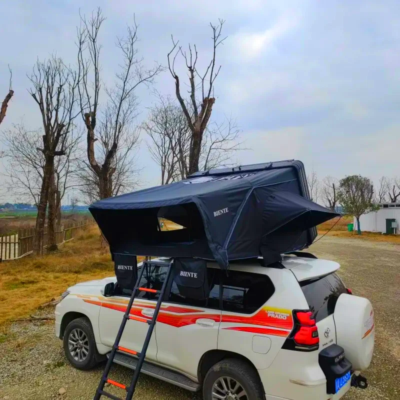 High Quality 4-Person Australian Rooftop Camping Tent with Annex Side Opening and Aluminum Hard Shell for Car Camping
High Quality 4-Person Australian Rooftop Camping Tent with Annex Side Opening and Aluminum Hard Shell for Car Camping